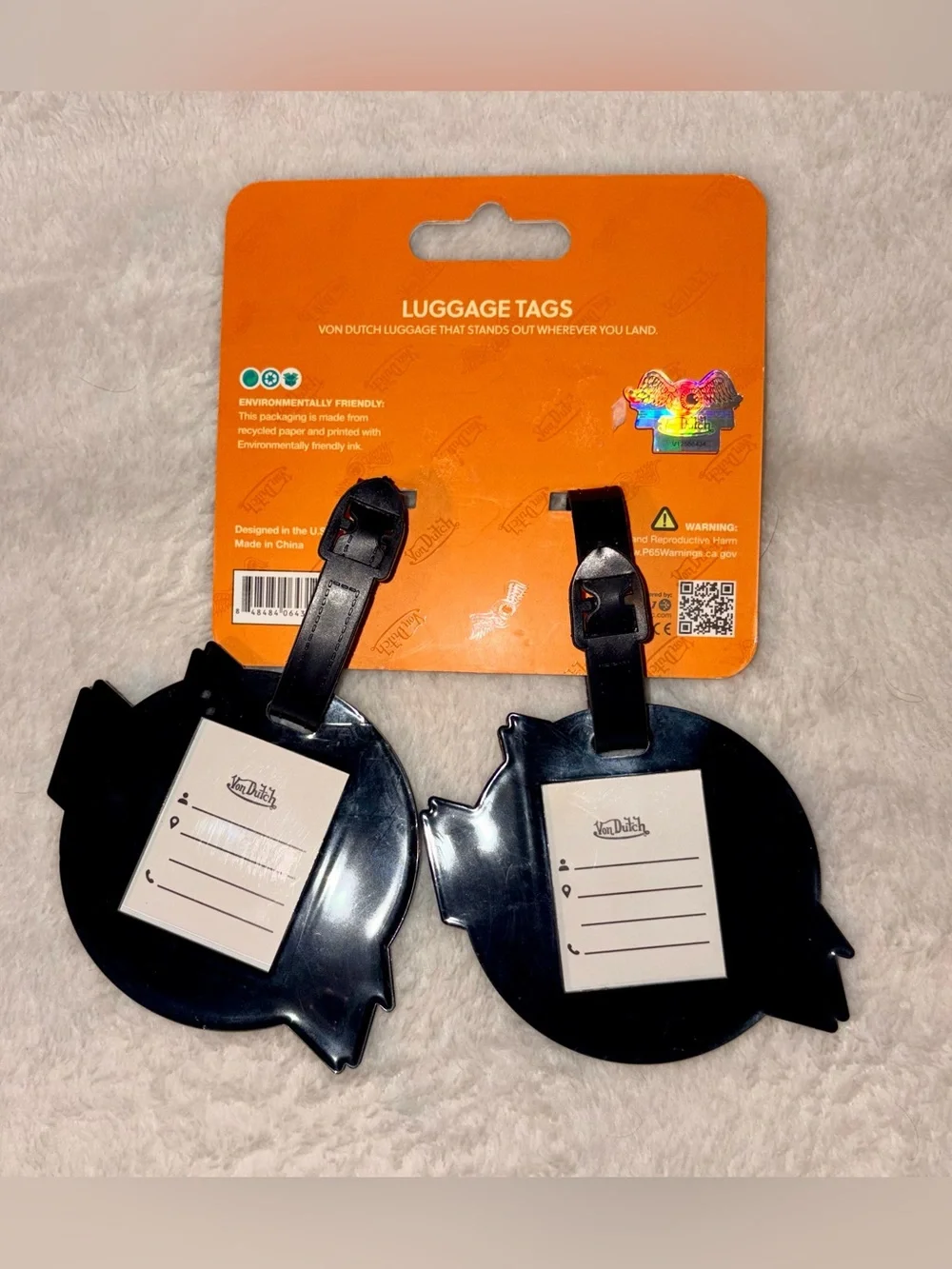Von Dutch Luggage Tags NWT!